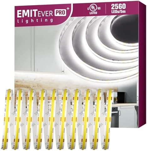 COB LED Strip Lights White 5000K — LED Strip Lights, EMITEVER