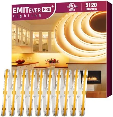 COB LED Strip Lights White 5000K — LED Strip Lights, EMITEVER