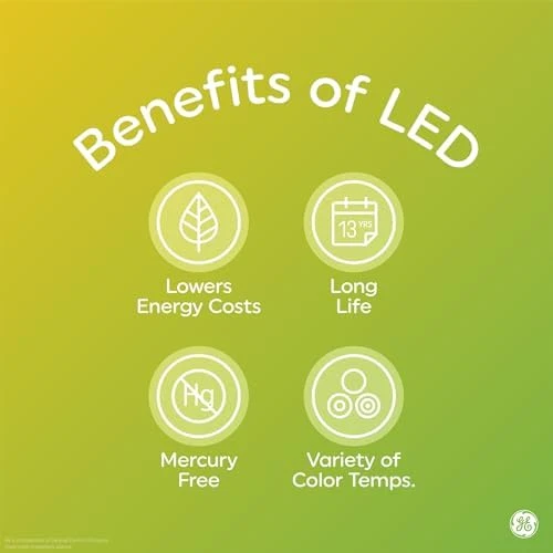 Color Changing LED Light Bulbs with Remote — Smart Light Bulb, GE