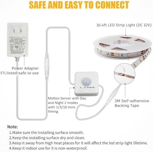 Motion Activated LED Strip Lights — LED Strip Lights, RGH LIGHTING