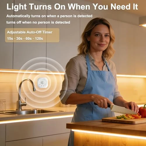 Motion Sensor COB LED Strip Lights with Remote — LED Strip Lights, AXMOTUT