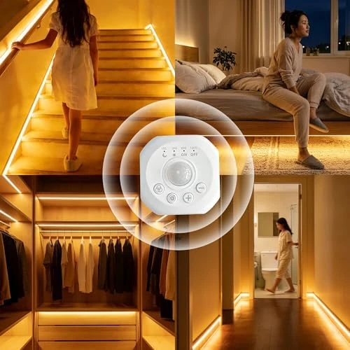 Motion Sensor COB LED Strip Lights with Remote — LED Strip Lights, AXMOTUT