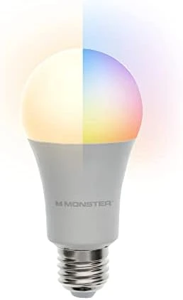 Multi-Color and Warm-White LED Light Bulb — Smart Light Bulb, MONSTER