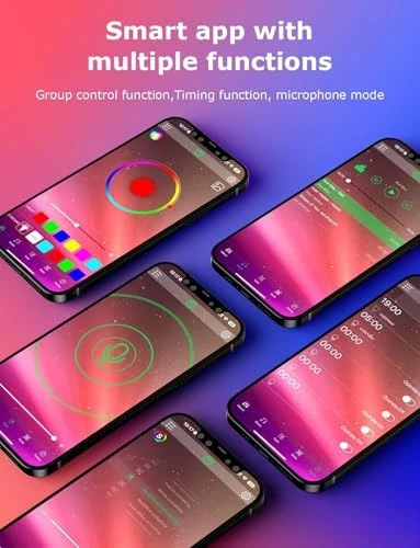 RGB+IC Smart LED Strip Lights with App Control — LED Strip Lights, Skzlibry