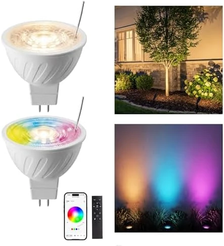 RGBCW MR16 LED Bulb — Smart Light Bulb, Gardenreet