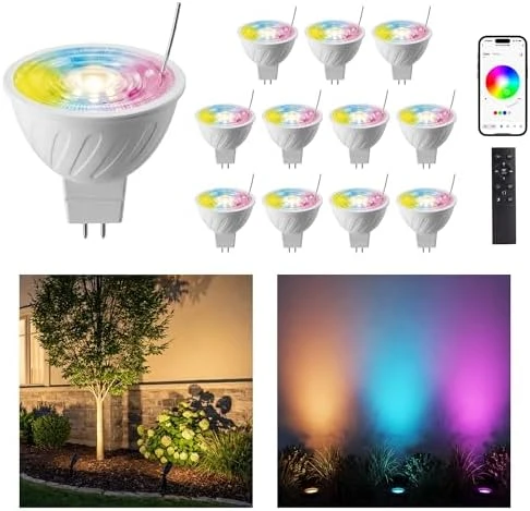 RGBCW MR16 LED Bulb — Smart Light Bulb, Gardenreet