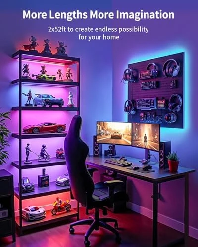Smart Bluetooth RGB+IC LED Strip Light — LED Strip Lights, SUNLINKCO
