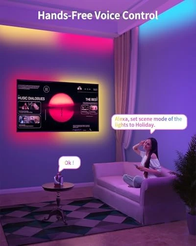 Smart Bluetooth RGB+IC LED Strip Light — LED Strip Lights, SUNLINKCO