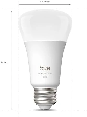 Smart LED Bulb - White & Color Ambiance (3 Pack) — Smart Light Bulb, Philips