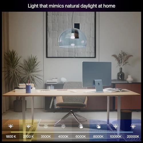 Smart LED Bulb - White & Color Ambiance (3 Pack) — Smart Light Bulb, Philips
