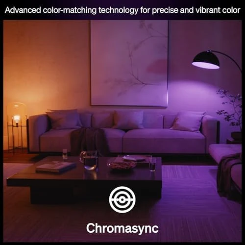 Smart LED Bulb - White & Color Ambiance (3 Pack) — Smart Light Bulb, Philips