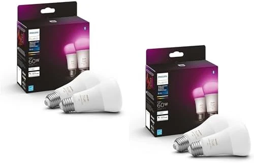 Smart LED Bulb - White & Color Ambiance (3 Pack) — Smart Light Bulb, Philips