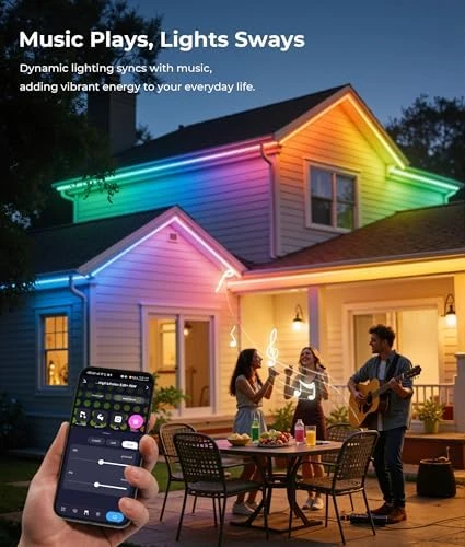 Smart RGB LED Strip Lights (65.6ft Outdoor) — LED Strip Lights, DeckTok
