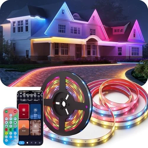 Smart RGB LED Strip Lights (65.6ft Outdoor) — LED Strip Lights, DeckTok
