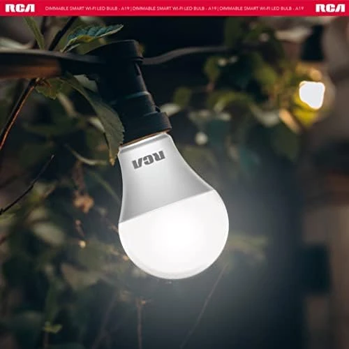 Smart WiFi LED Light Bulb (2-Pack) — Smart Light Bulb, RCA