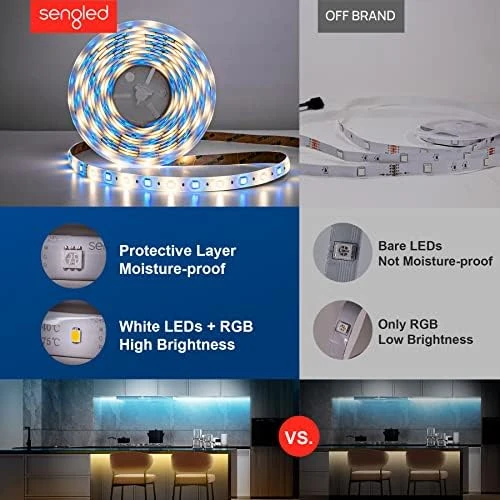 Smart Zigbee Multicolor Light Strip, 2M (6.56ft) Base Kit — LED Strip Lights, Sengled