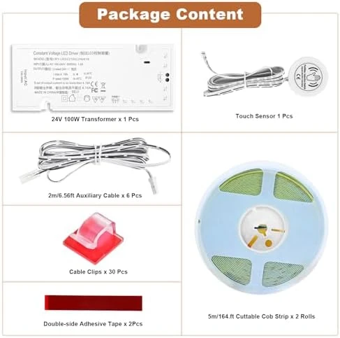 Under Cabinet LED Light Strip Kit — LED Strip Lights, CUBITOR