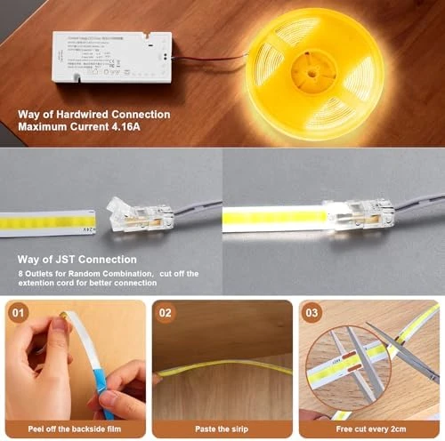 Under Cabinet LED Light Strip Kit — LED Strip Lights, CUBITOR