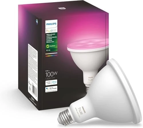 White and Color Ambiance Smart LED Bulb (100W Equivalent) — Smart Light Bulb, Philips