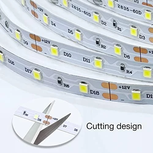 White LED Strip Light, 20 ft Dimmable Bright Rope Lighting — LED Strip Lights, DAYBETTER