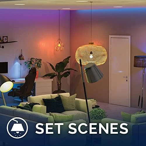 WiFi-Control A21 LED Color-Changing and Tunable White Smart Light Bulb — Smart Light Bulb, Satco