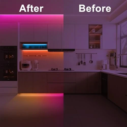 32.8ft Bluetooth RGB+IC COB LED Strip Light — LED Strip Lights, Tatazone