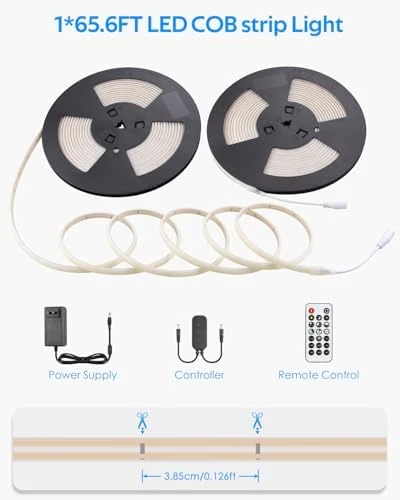 COB LED Strip Light 65.6ft Outdoor — LED Strip Lights, Samsion