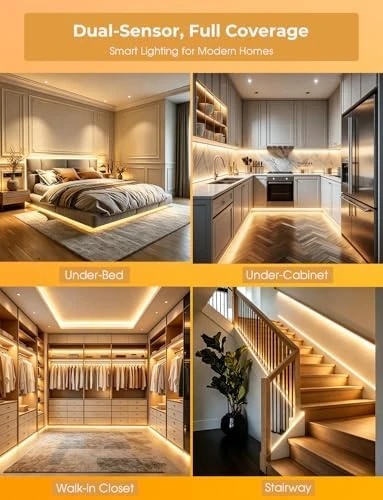 Dual Motion Sensor COB LED Strip Light — LED Strip Lights, Ameistor