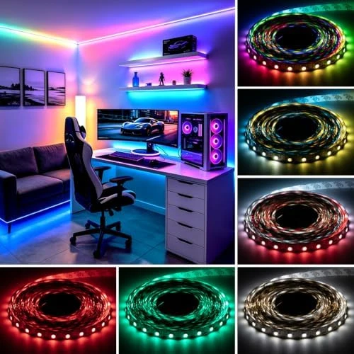 Individually Addressable RGBW LED Strip with Natural White — LED Strip Lights, BTF-LIGHTING