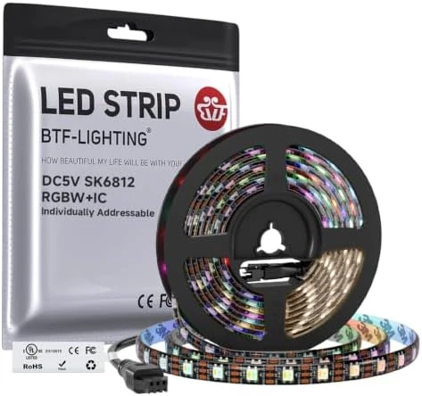 Individually Addressable RGBW LED Strip with Natural White — LED Strip Lights, BTF-LIGHTING