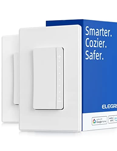 Single Pole Smart Dimmer Light Switch, 10 Pack — Smart Switch, ELEGRP