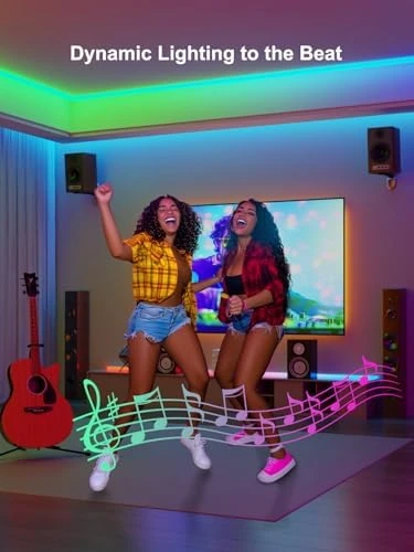 Smart LED Strip Lights with Covers 16.4ft — LED Strip Lights, GraceGlide