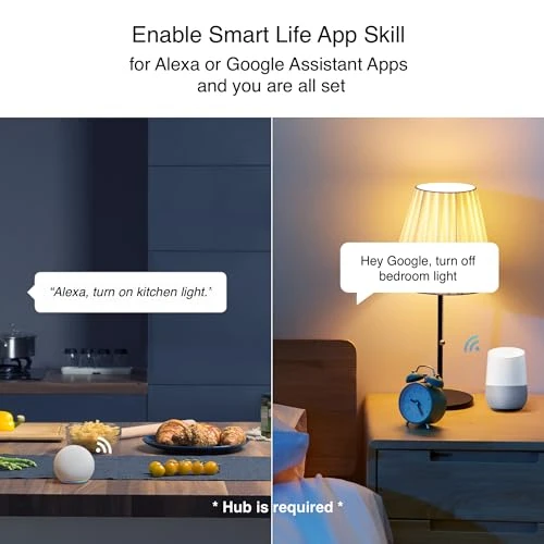 Smart Light Switch with Bluetooth (2 Gang Touch Panel) — Smart Switch, Hauza