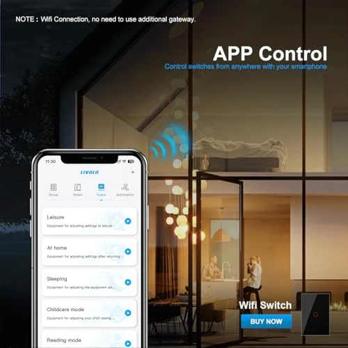 WiFi Touch Wall Switch for Smart Home — Smart Switch, LIVOLO