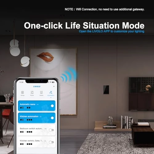 WiFi Touch Wall Switch for Smart Home — Smart Switch, LIVOLO