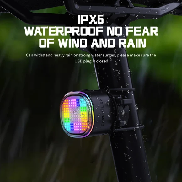 Intelligent Expression Taillight — Smart Bike Light, TOWILD