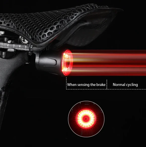 Smart Brake Bike Tail Light — Smart Bike Light, ESLNF