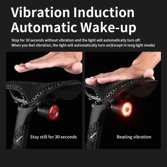 Smart Brake Bike Tail Light — Smart Bike Light, ESLNF
