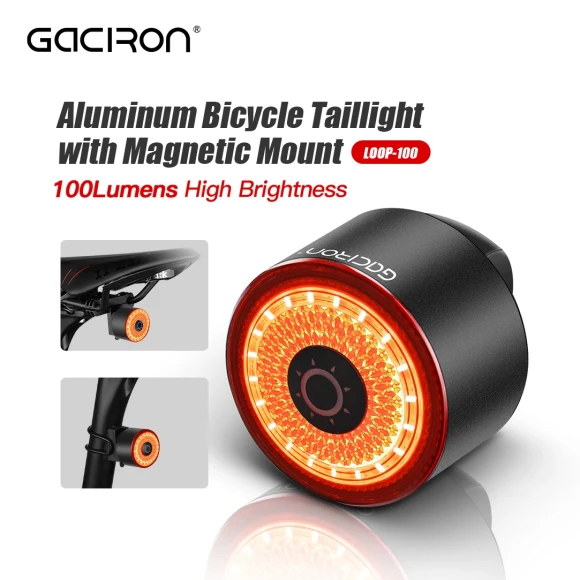 Smart Brake Bike Tail Light — Smart Bike Light, Gaciron