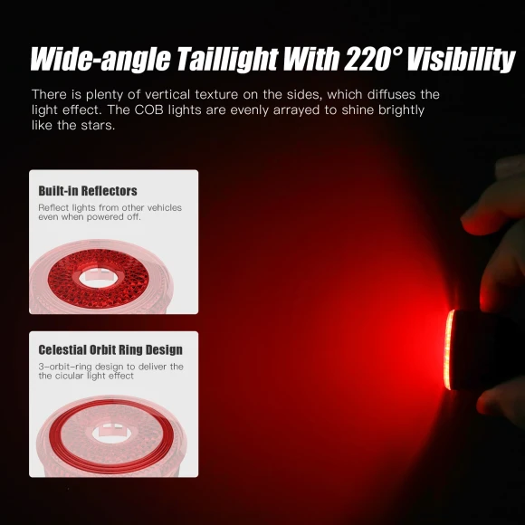 Smart Brake Bike Tail Light — Smart Bike Light, Gaciron
