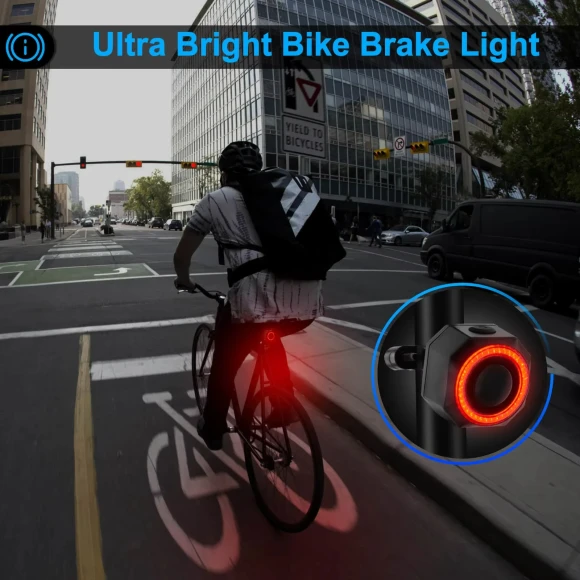 Smart Bike Taillight Alarm with Brake Sensing — Smart Bike Light, Hollarm