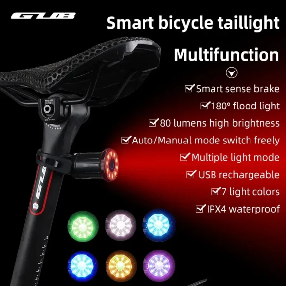 Smart Brake Taillight — Smart Bike Light, GUB