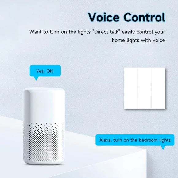 6 Gang Wireless Scene Switch — Smart Switch, Tuya