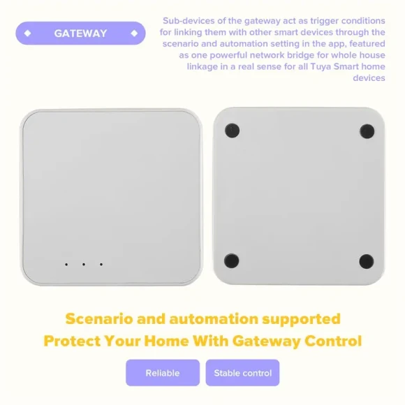 Smart Gateway Hub with Zigbee WiFi Bluetooth — Smart Home Hub, Tuya