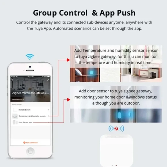 Smart Home Zigbee Gateway Hub — Smart Home Hub, Tuya