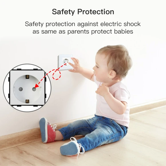 Wall Smart Power Socket Plug — Smart Plug, BSEED