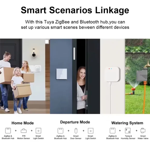 Wireless Bluetooth Zigbee Multi-Mode Gateway — Smart Home Hub, Tuya