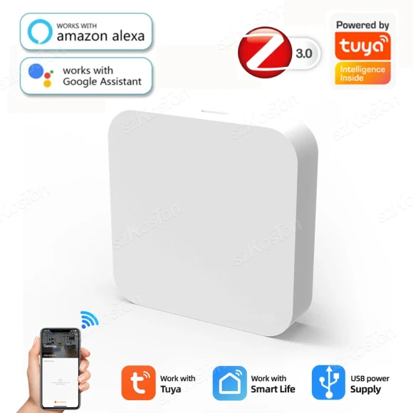 Zigbee 3.0 Gateway Hub — Smart Home Hub, Tuya