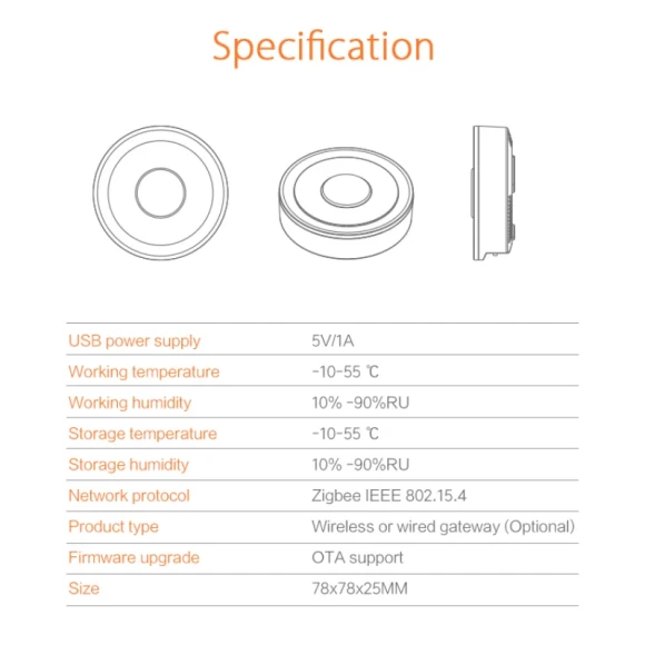 ZigBee Smart Gateway Hub — Smart Home Hub, Tuya