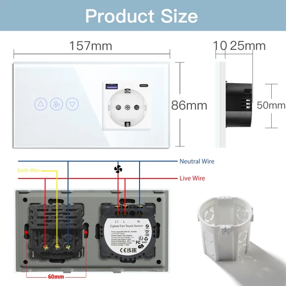Ceiling Fan Speed Controller — Smart Fan, BSEED